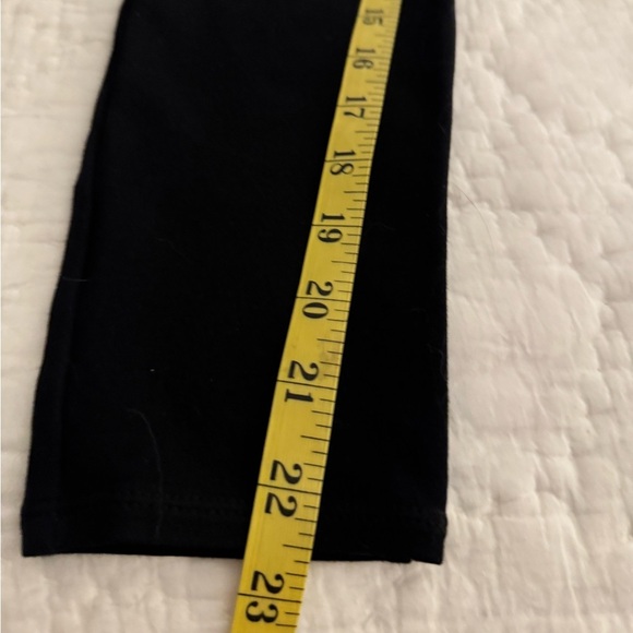 Loft ankle pant elastic waist, pull on black. Size MP - Picture 4 of 7